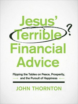 cover image of Jesus' Terrible Financial Advice